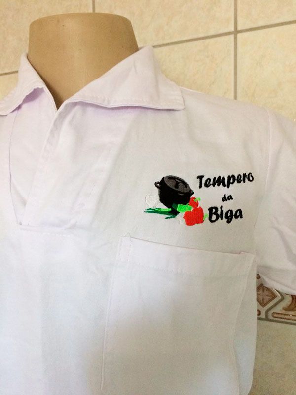 Avental - Uniforme para Cozinha com Bordado Personalizado